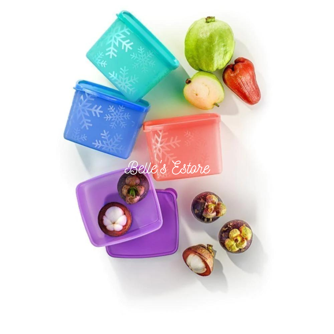 Snowflake❄️ Medium Square Round 800ml Set of 4 (pre order)