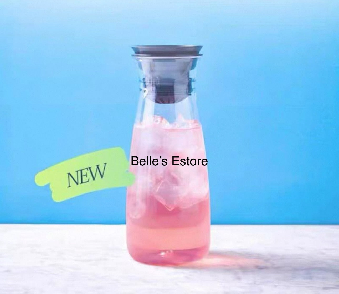 Clear Pitcher - Black (Instock)