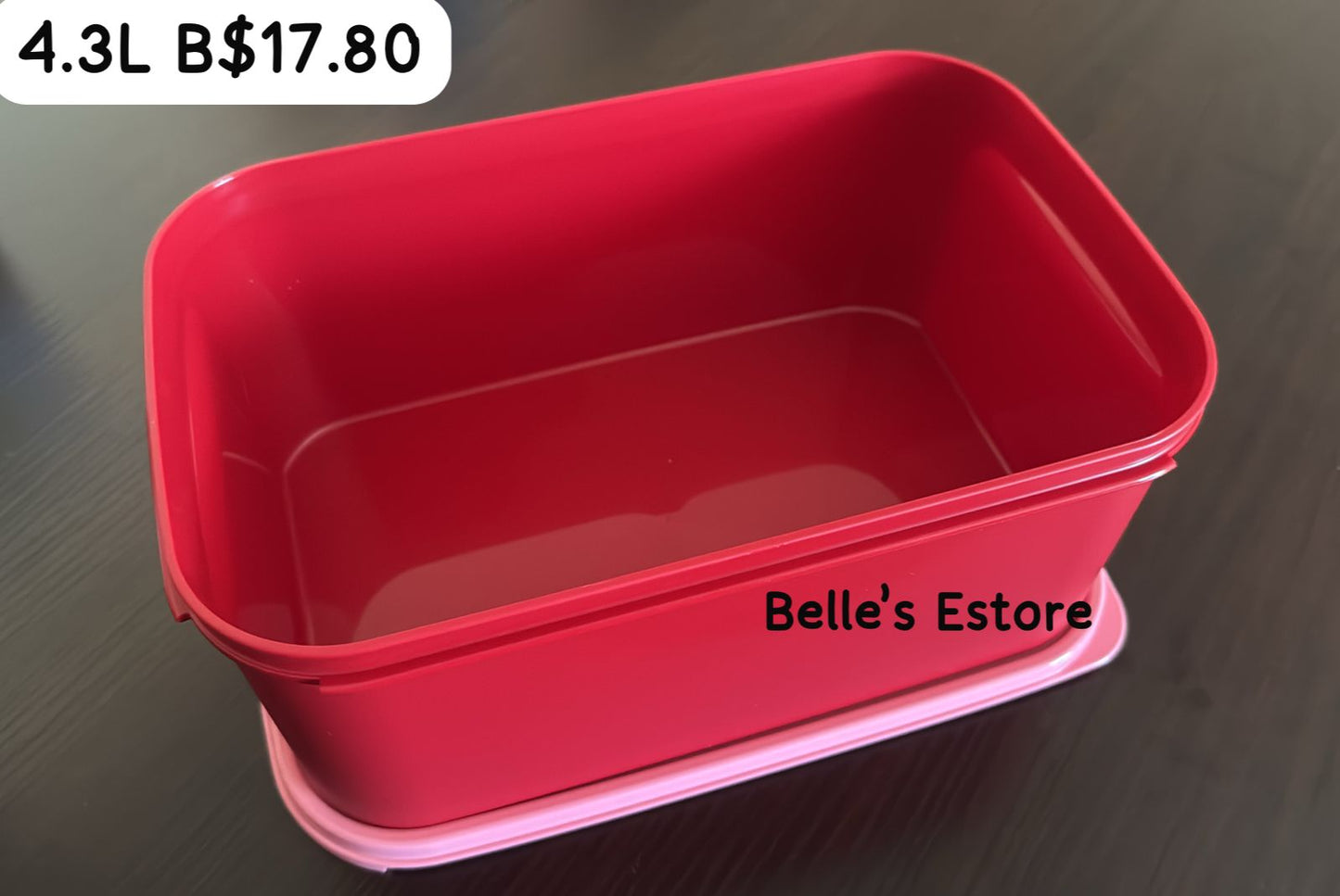 Tupperware Red Modular Mate Rectangular 4.3L (Instock)