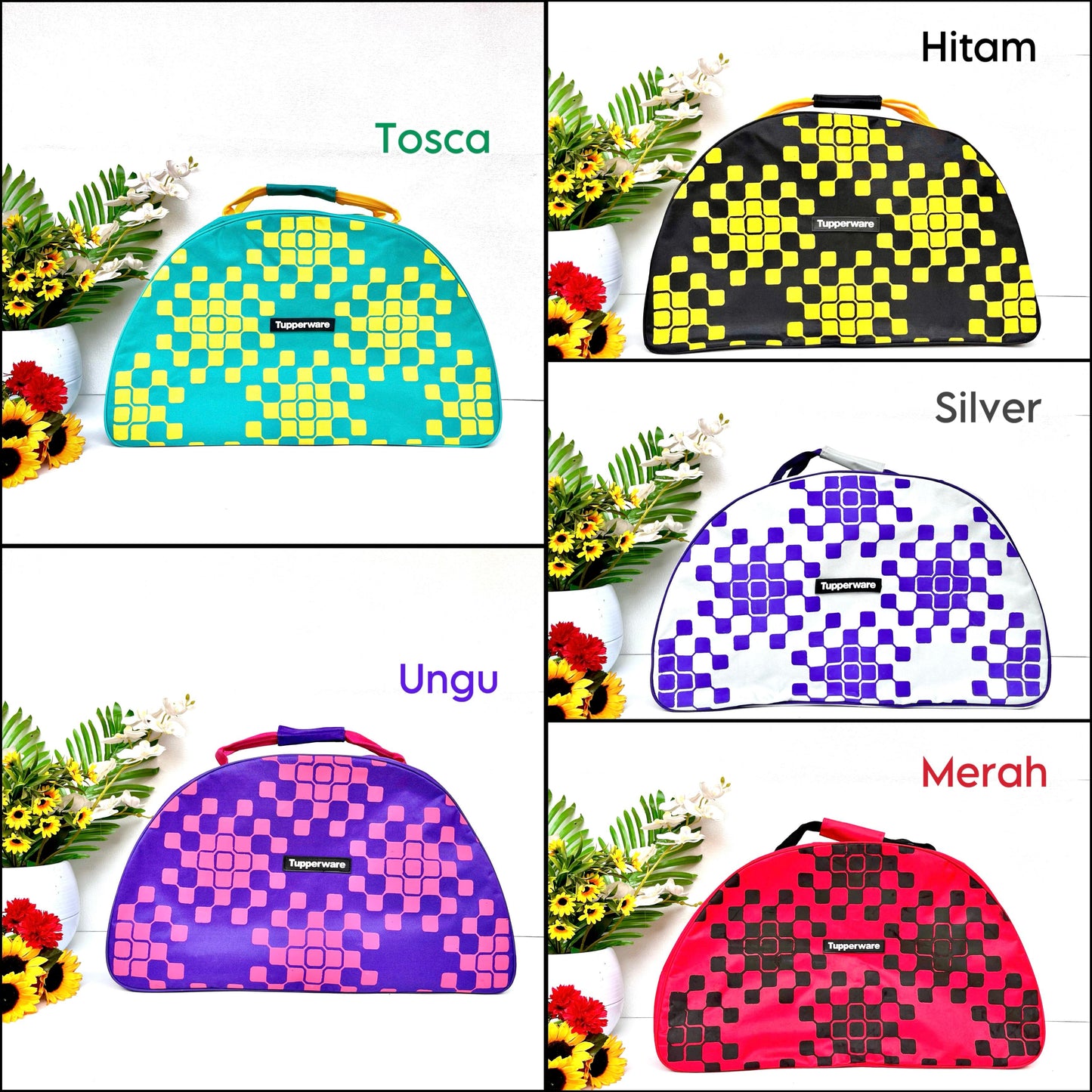 Square Pattern Travel Bag (Pre Order)