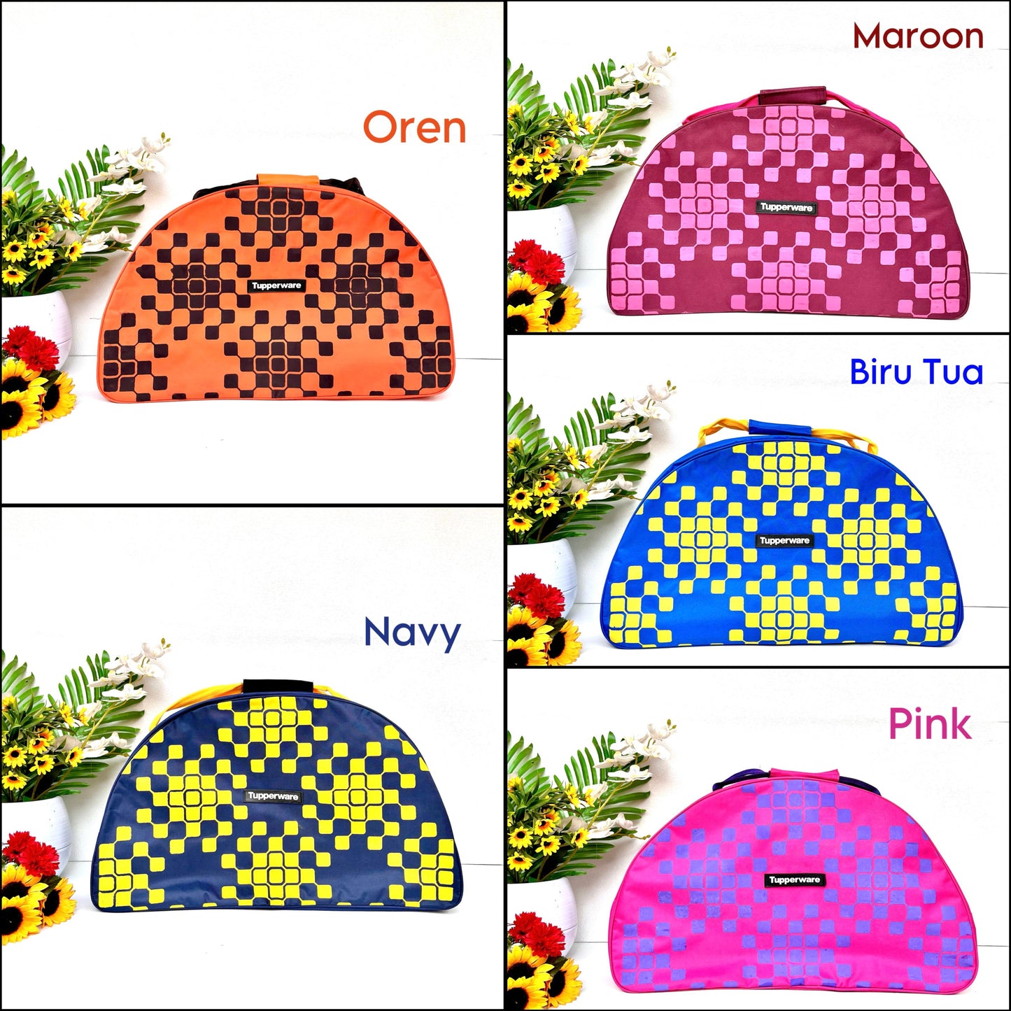 Square Pattern Travel Bag (Pre Order)