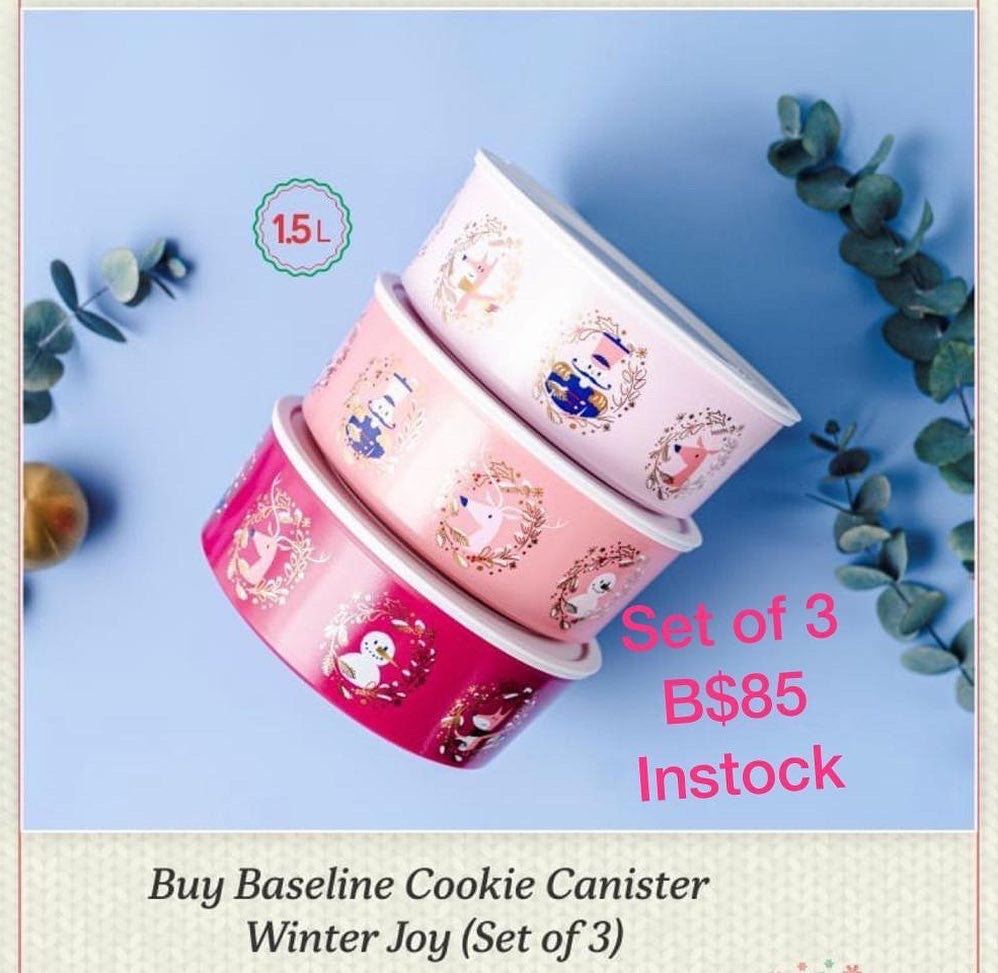 Cookie canister- Winterjoy collection