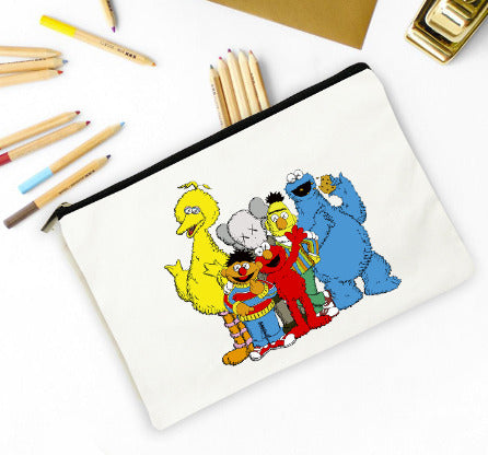 Sesame Street canvas pouch Pre Order