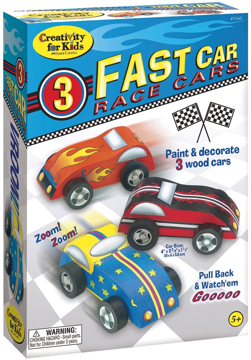 Creativity for Kids Fast Car Race Cars Craft Kit – Belle's Estore