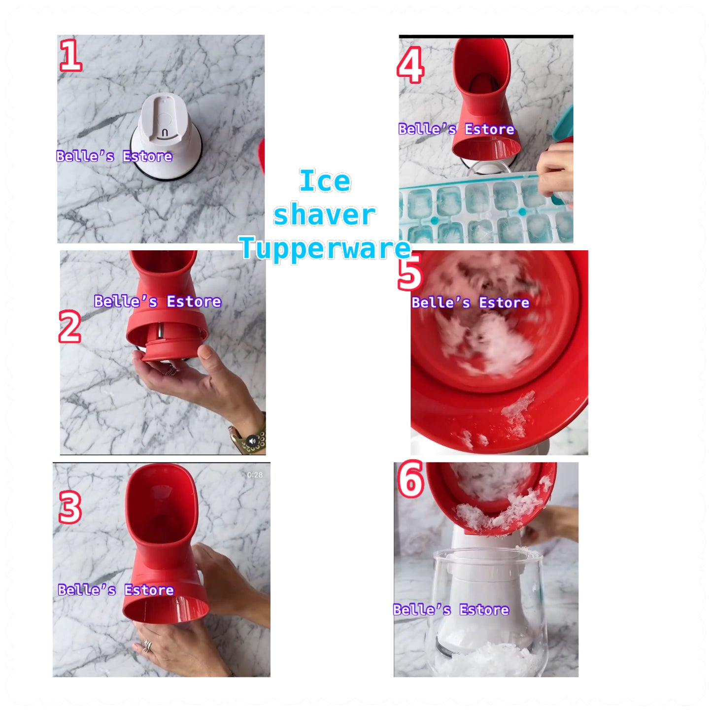 Ice shaver set (Instock)