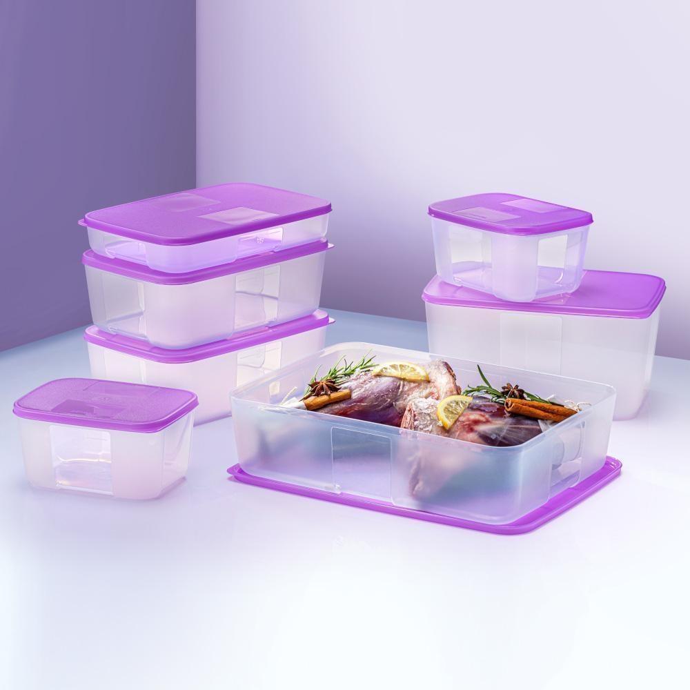 Tupperware FreezerMates Small Low Set (4) 