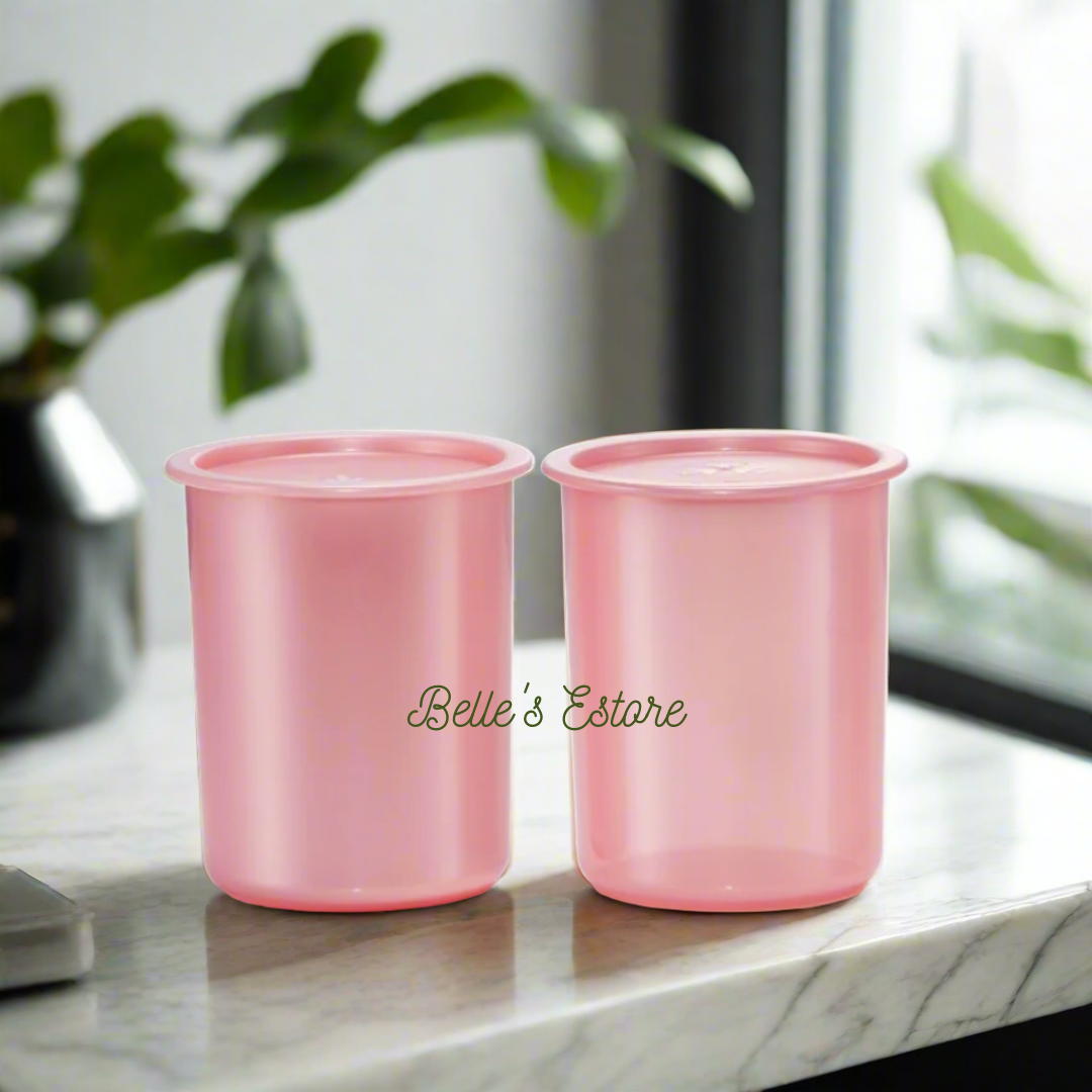 One Touch Blush Canister 1.25L Set of 2 (Instock)