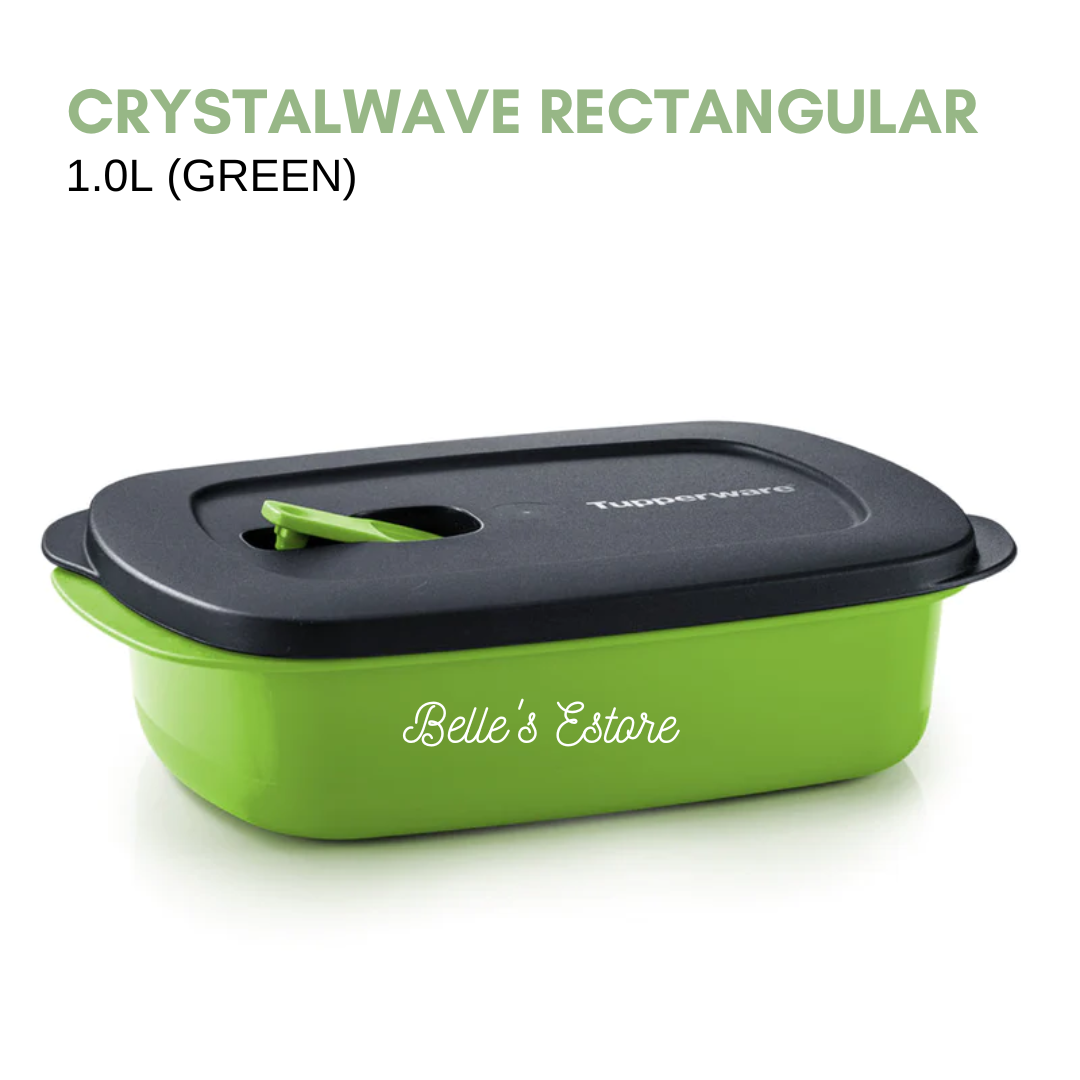 CrystalWave Rectangular Blue/Green/Grey 1.0L (Instock)