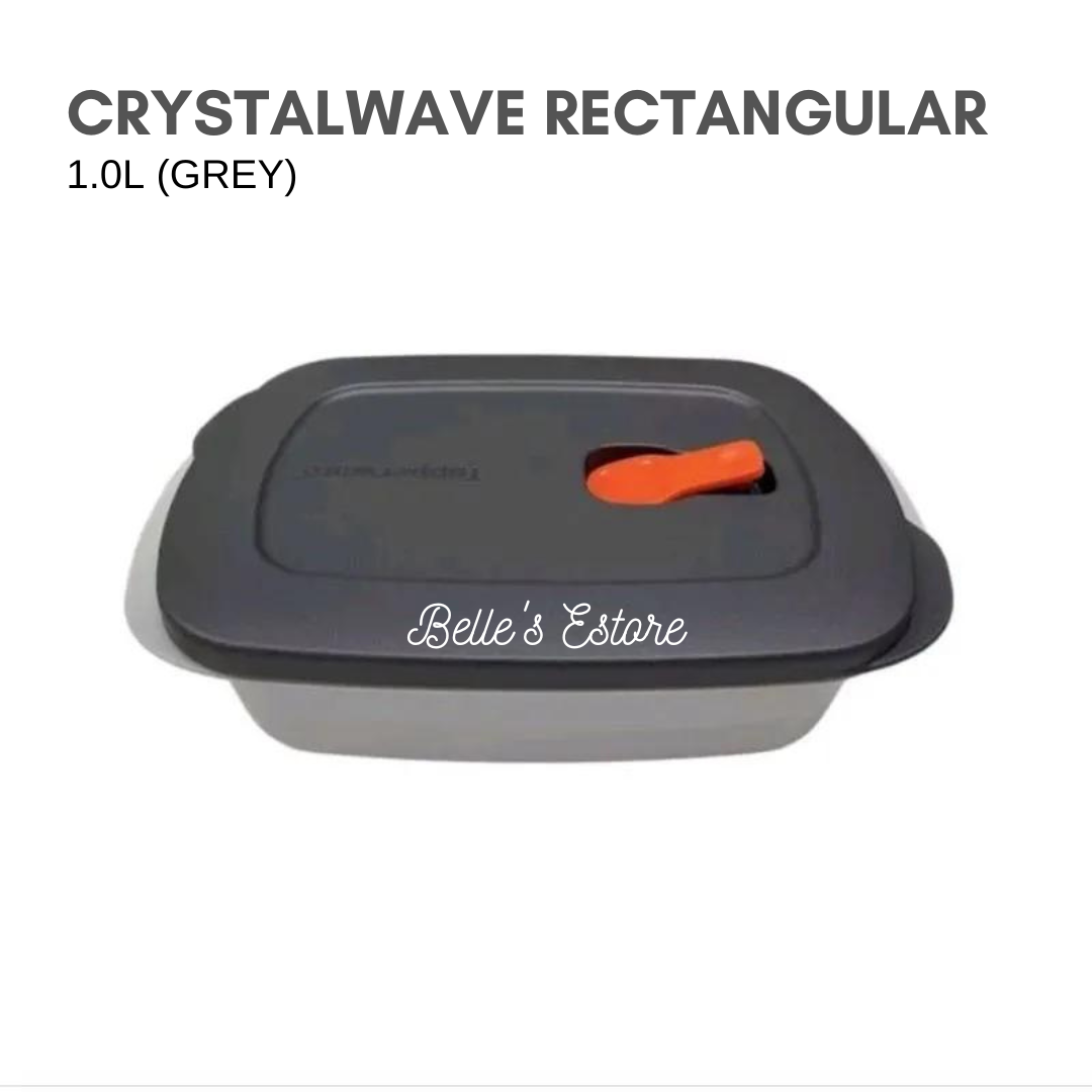 CrystalWave Rectangular Blue/Green/Grey 1.0L (Instock)