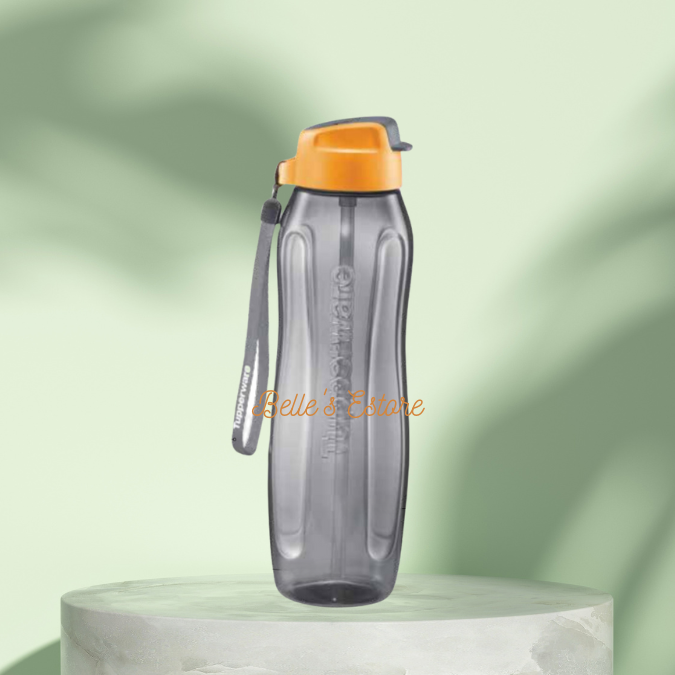 Slim Eco Bottle 1L with Flipcap/Straw (Instock)