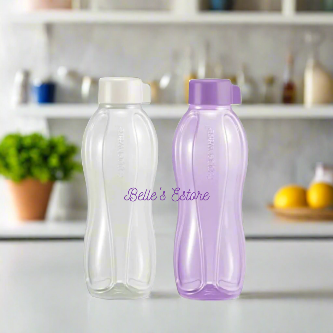 Eco Bottle 1L Set of 2 with Screw Cap (Instock)