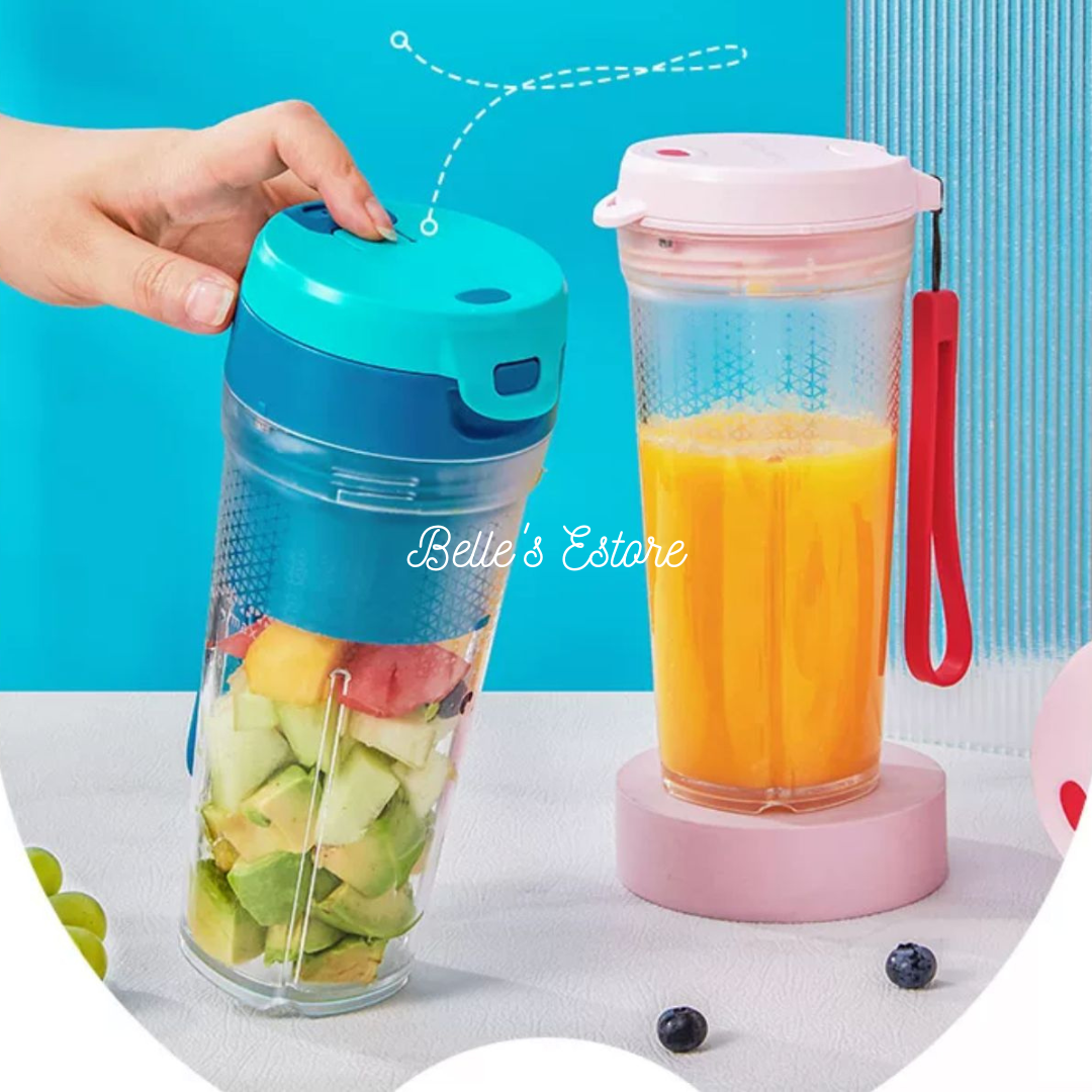 Portable Blender 350ml Pink/Blue (Pre-Order)