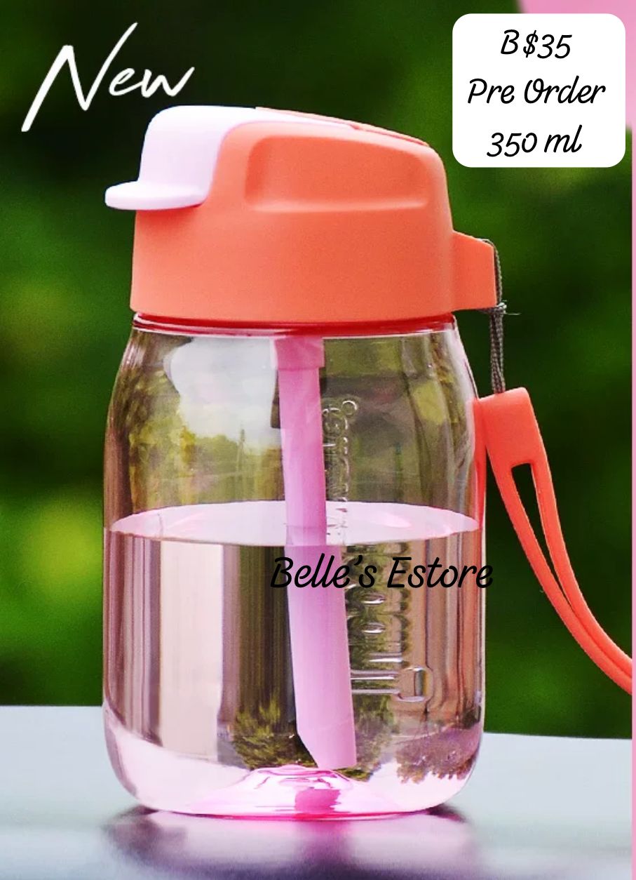 Mini H2go Tumbler with Straw 350ml Purple or Pink (Pre-Order)