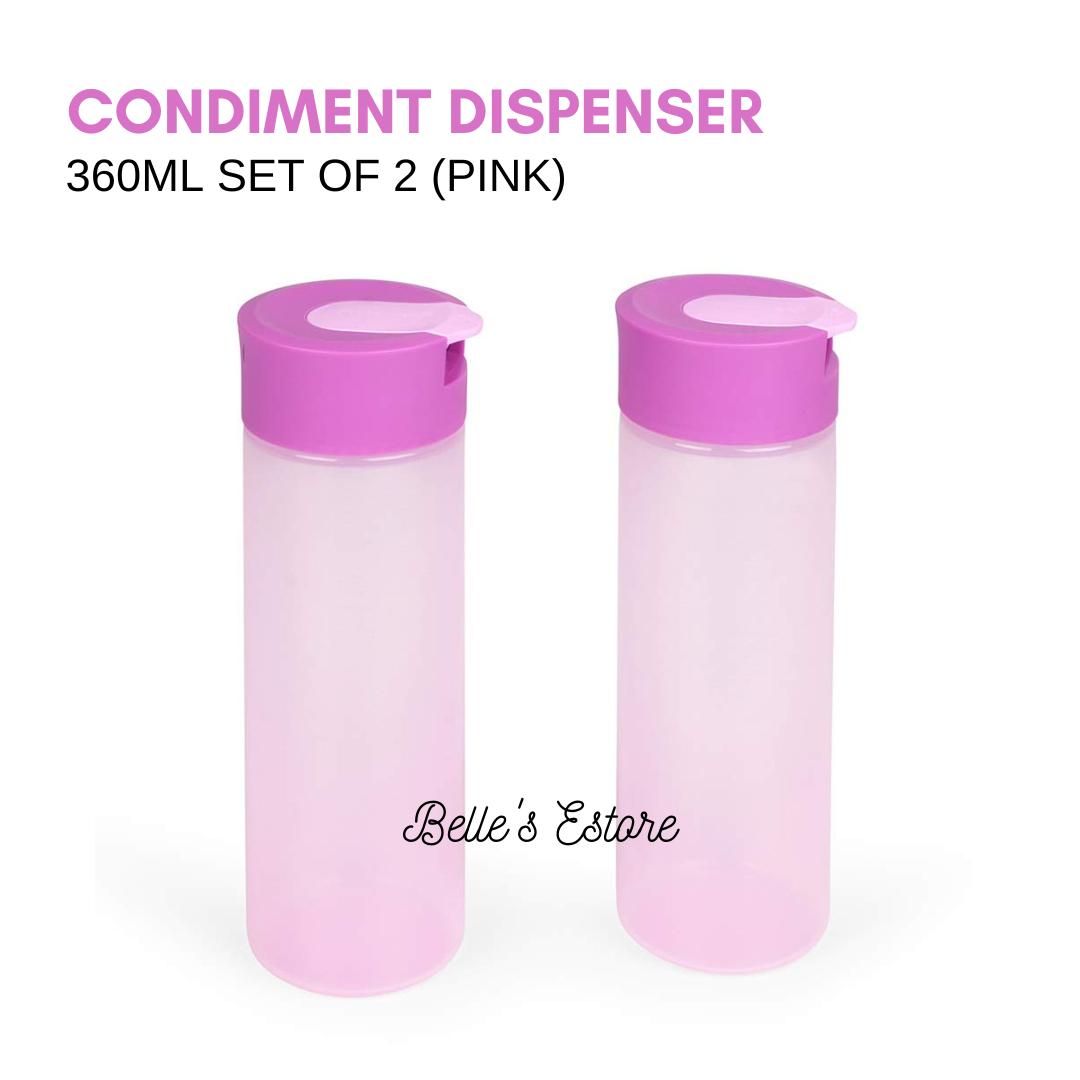 Flipcap Condiment Dispenser Set of 2 (Instock)