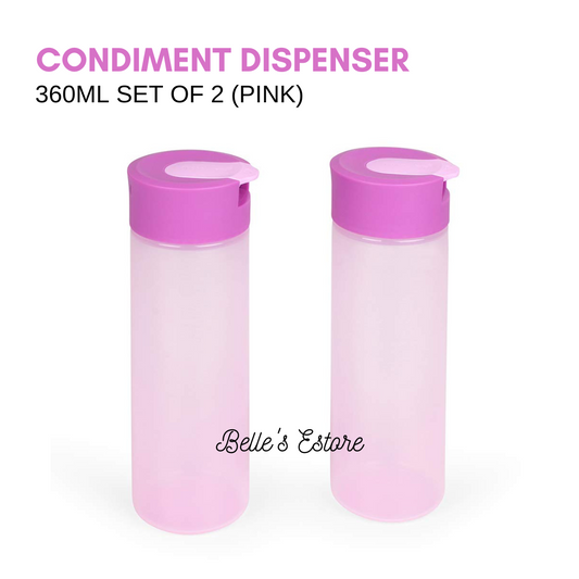 Flipcap Condiment Dispenser Set of 2 (Instock)