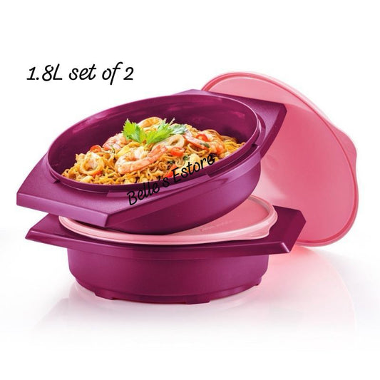 1.8L joy round server set of 2 (Instock)