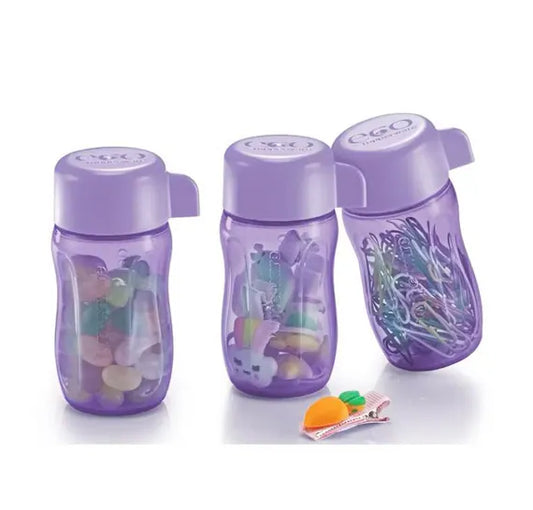Purple Mini Eco Bottle 90ml Set of 3 (Instock)