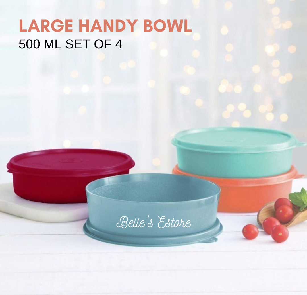 500ml Large Handy Bowl Set of 4 (Pre-Order)