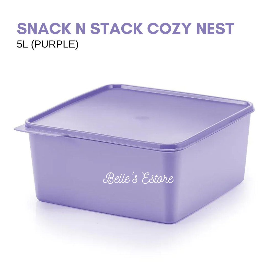 Snack N Stack Cozy Nest 5L Purple/Blue (Instock)