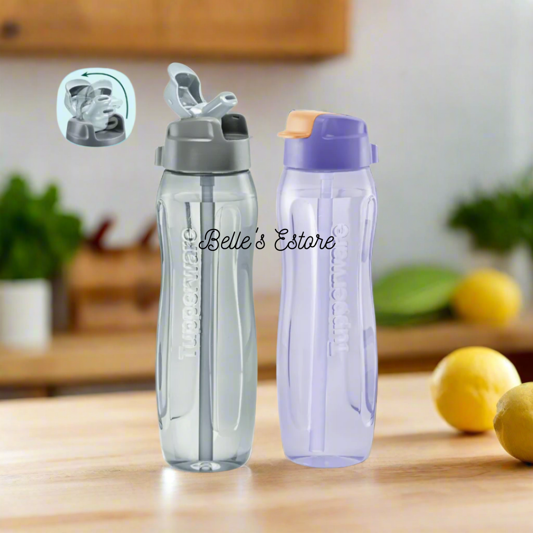 Eco Bottle 750ml with Straw (Instock)