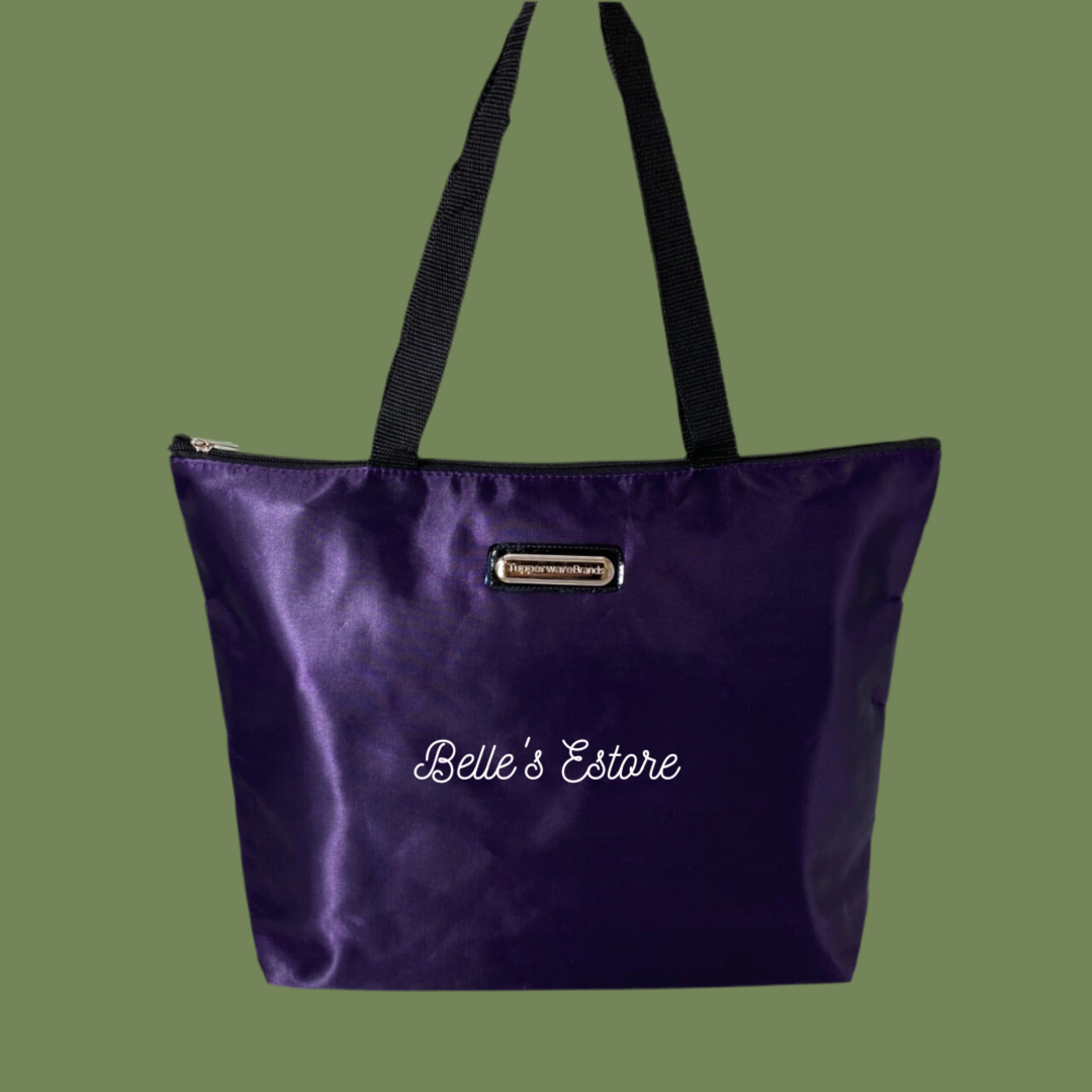 Dark Purple or Pink Tupperware Tote Bag (Instock)