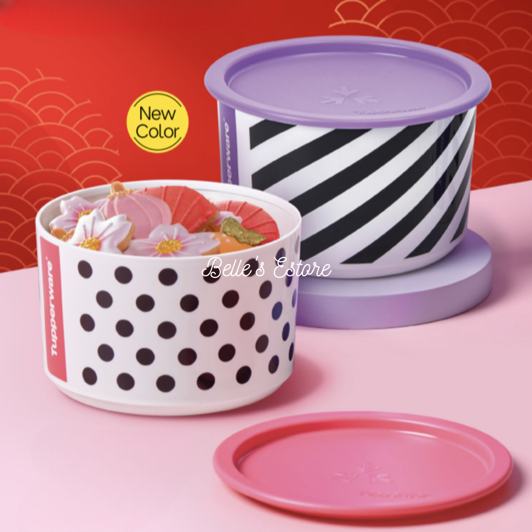 Dots & Stripes One Touch Topper 940ml Set of 2 (Instock)