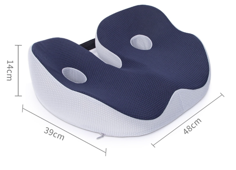 Adjustable Memory Foam Seat Cushion for Coccyx, Back, Tailbone, Sciatic Pain Relief Pre Order