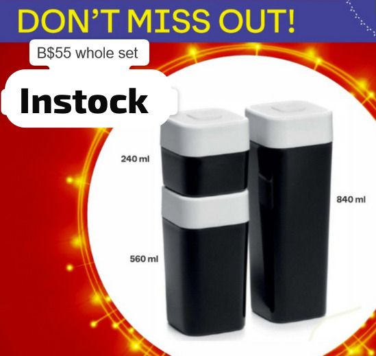 Buddy black keeper set of 3 (Instock)