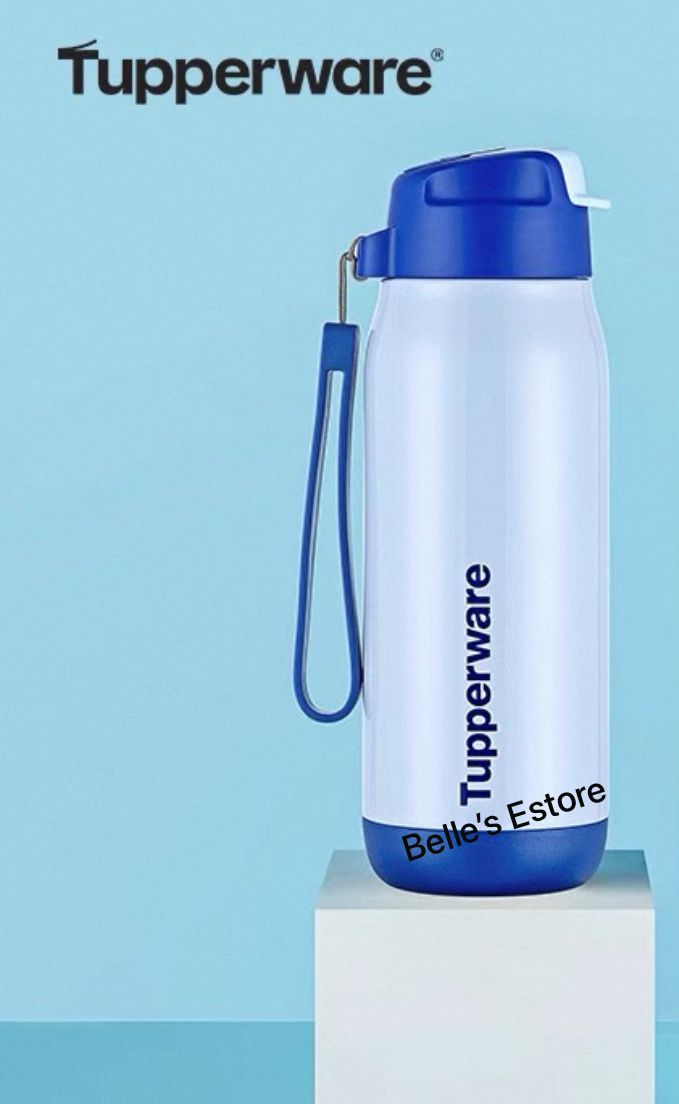 Stainless Steel Straw Thermal Flask 550ml Turquoise or Blue (Instock)