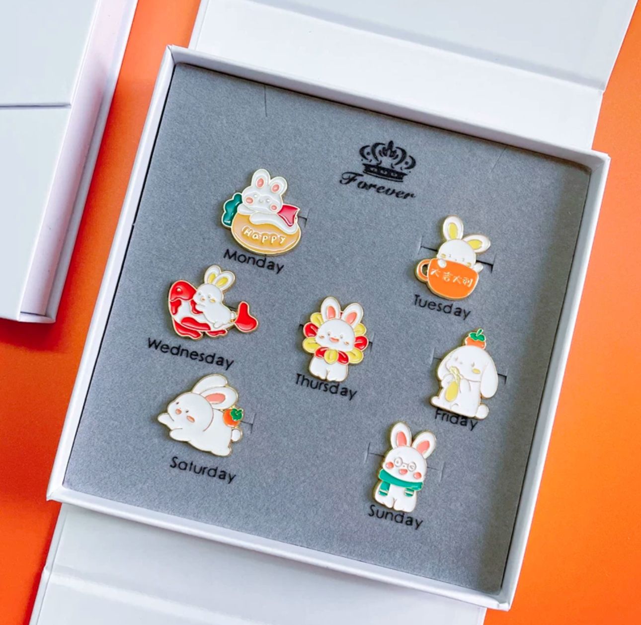 Adorable enamel pins gift box set (Pre Order)