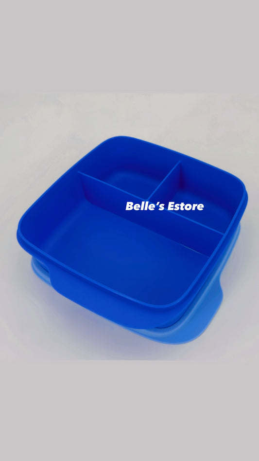 Lollitup Divided Lunch Box Squares 550ml (Instock)