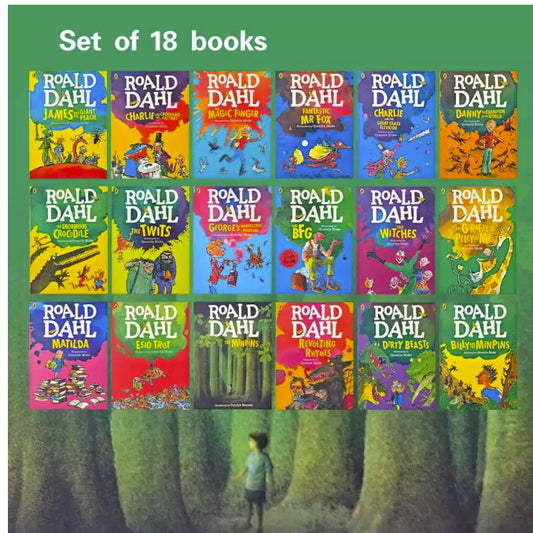 Roald Dahl Large Size Illustrated Story Books Set (Pre-Order)