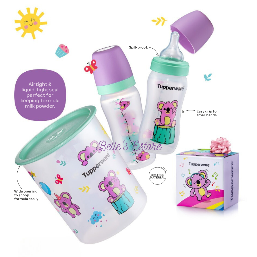 Baby One Touch Canister 2L & Bottles Set (Instock)