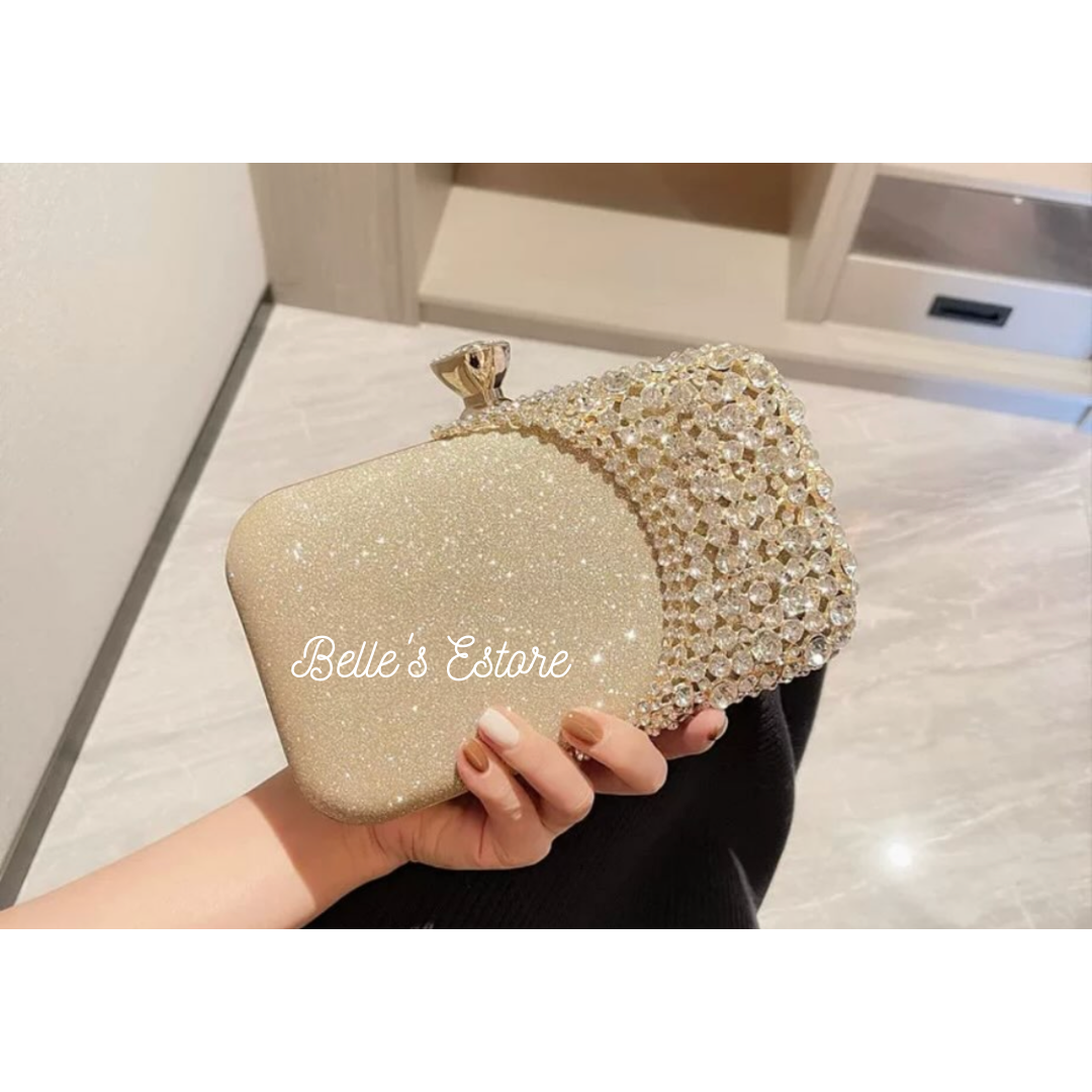 Crystal Beads Pouch with Detachable Sling (Pre-Order)