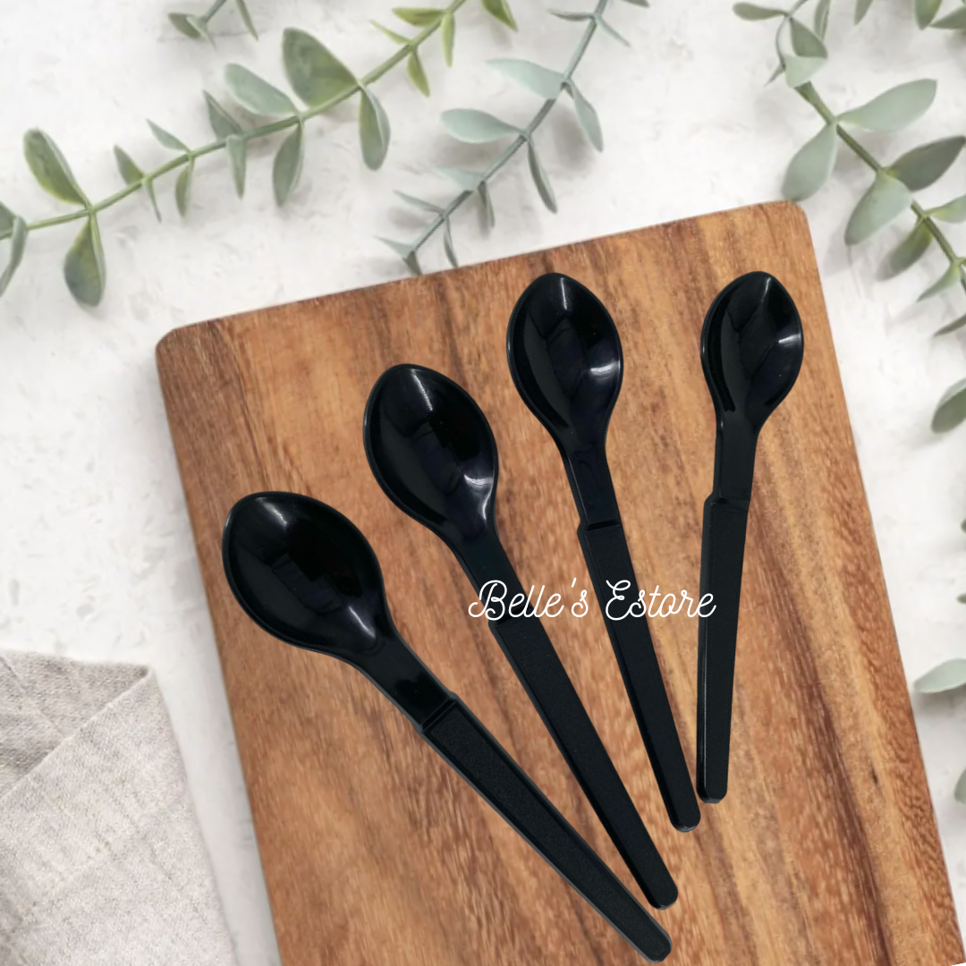 Hang On Spoon Set of 4 Black (Instock)