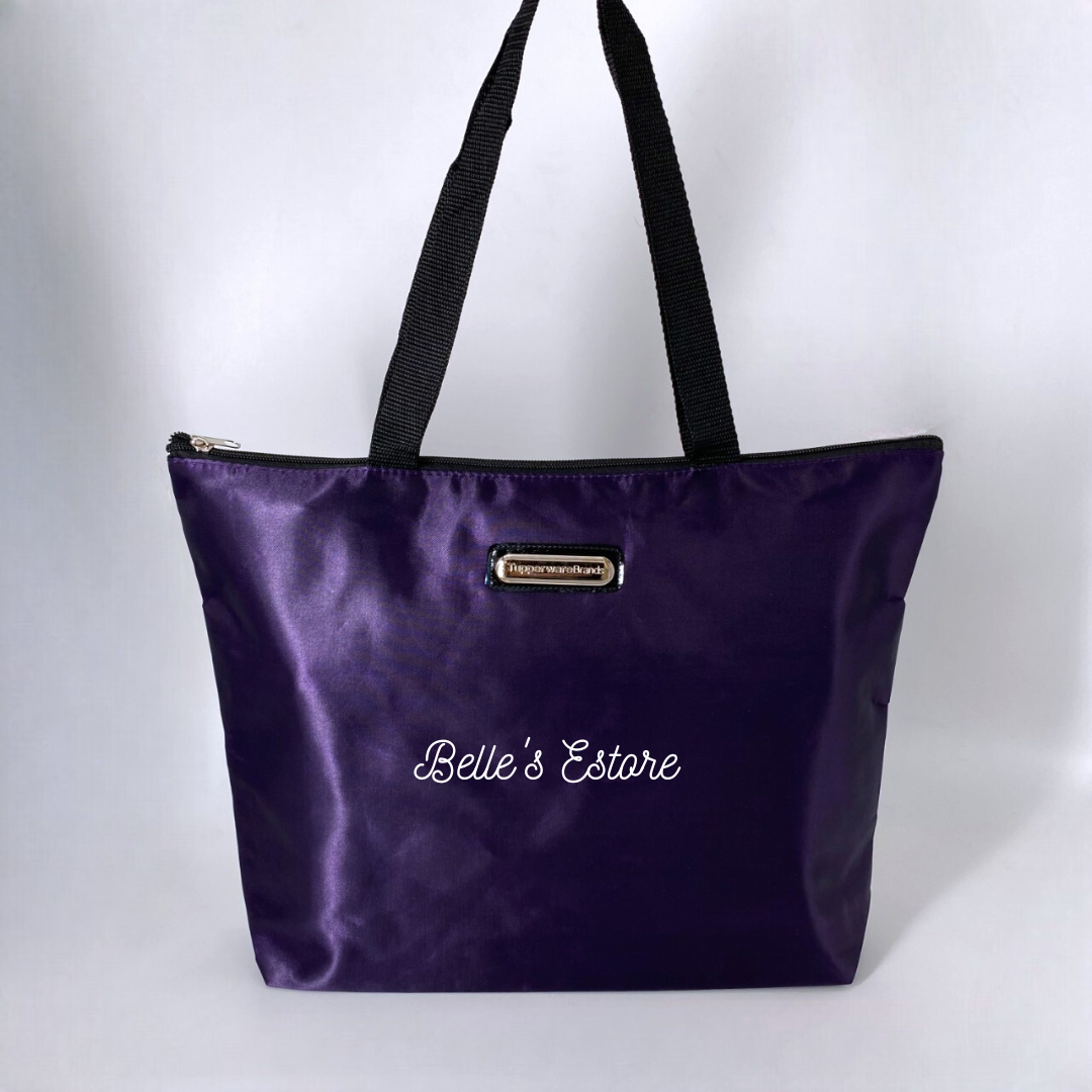 Dark Purple or Pink Tupperware Tote Bag (Instock)