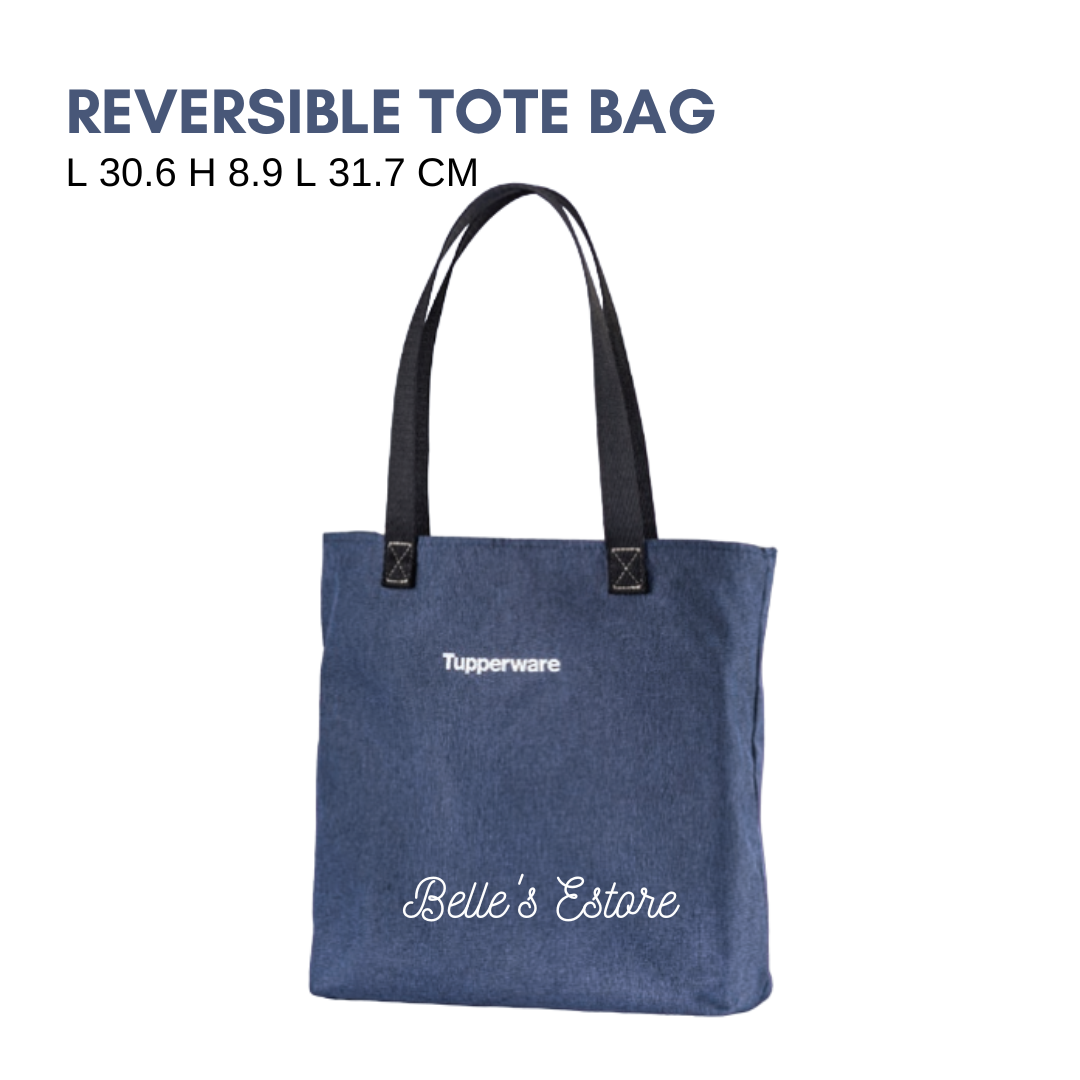 Reversible Tote Bag Blue (Instock)