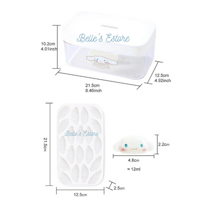 Sanrio Silicone Ice Tray with Container (Pre-Order)