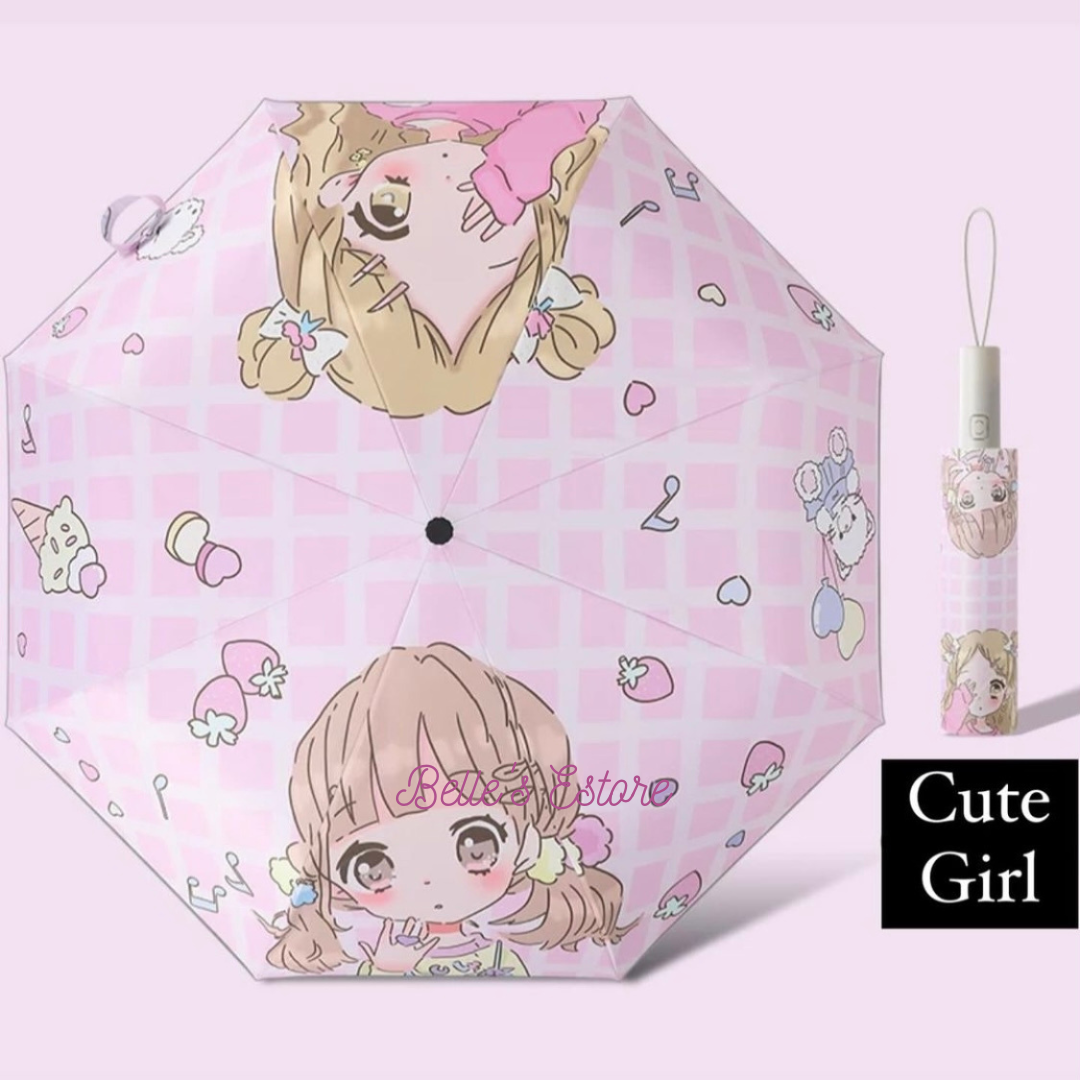 Automatic Foldable Umbrella Girls Series (Pre-Order)