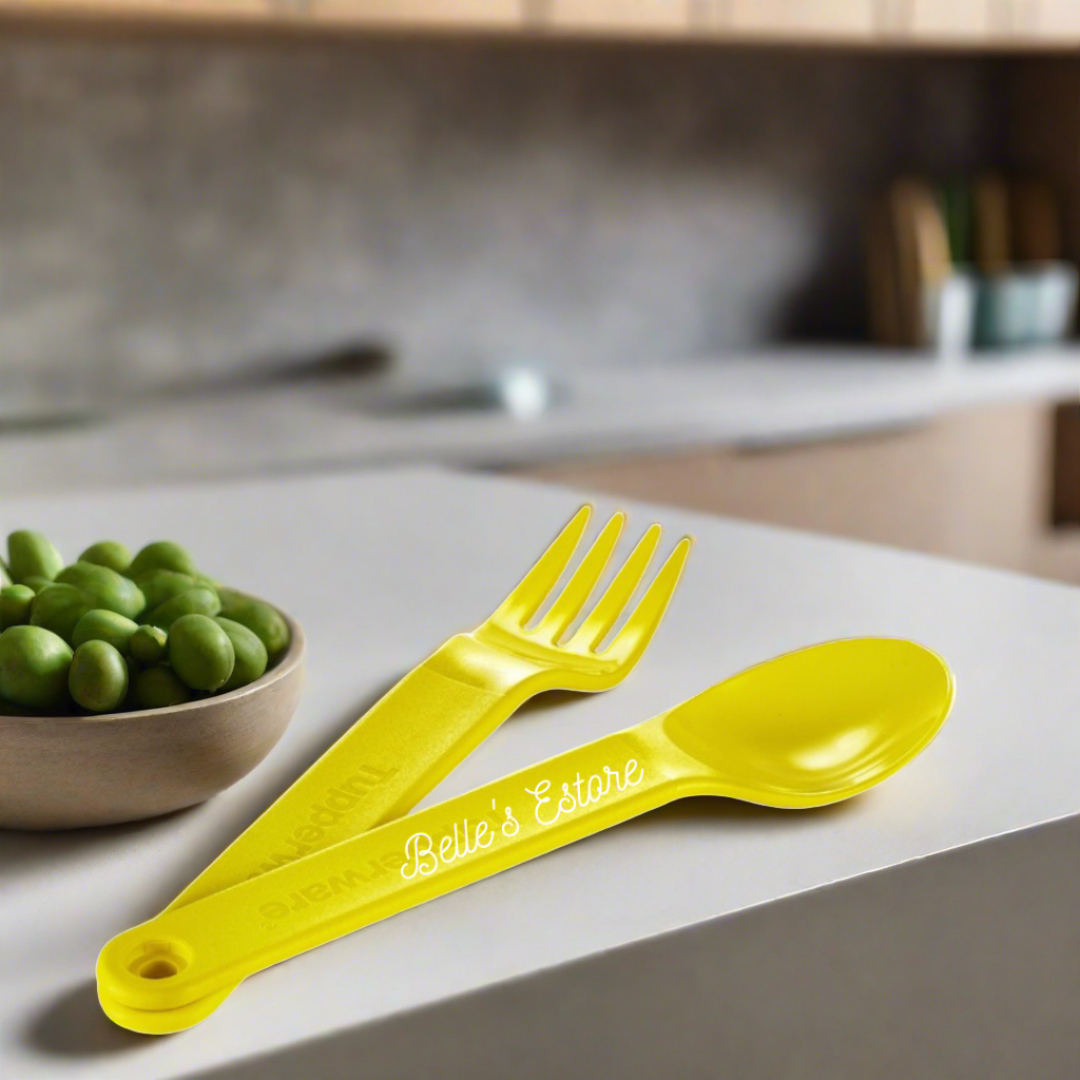 On-the-go Cutlery Green 2 Pairs (Instock)