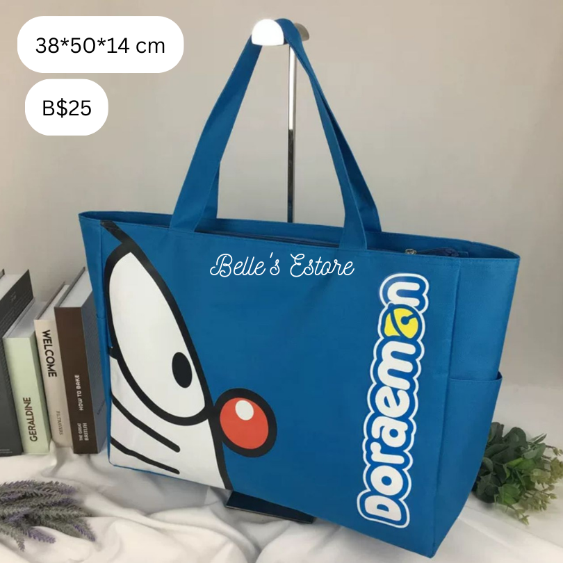 Doraemon Zipped Tote Bags (Pre-Order)