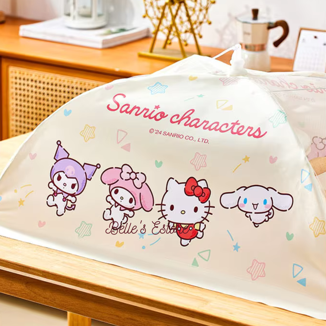 Sanrio Food Cover Net Pink/Yellow (Pre-Order)