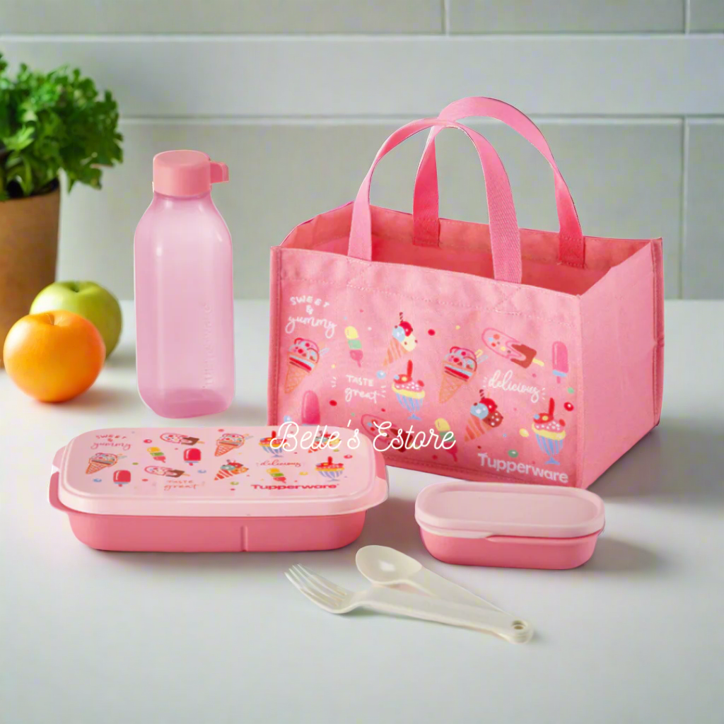 Foodie Buddy Ice Cream Lunch Bag Set (Instock)