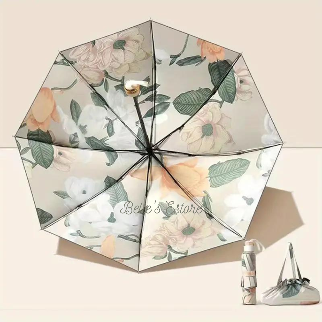 Garden Flowers Foldable Umbrella (Pre-Order)