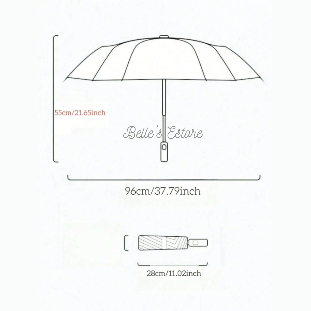 Garden Flowers Foldable Umbrella (Pre-Order)