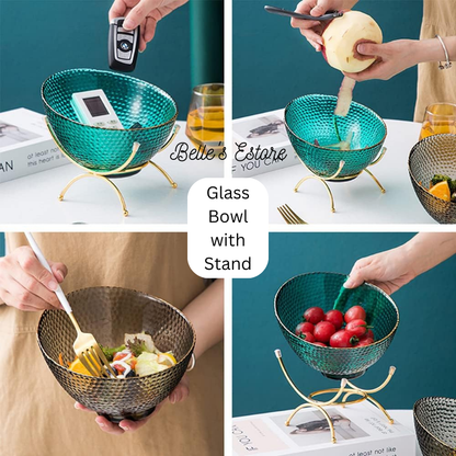 Glass Bowl with Stand (Pre-Order)