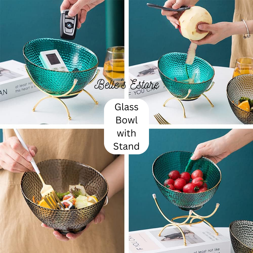 Glass Bowl with Stand (Pre-Order)