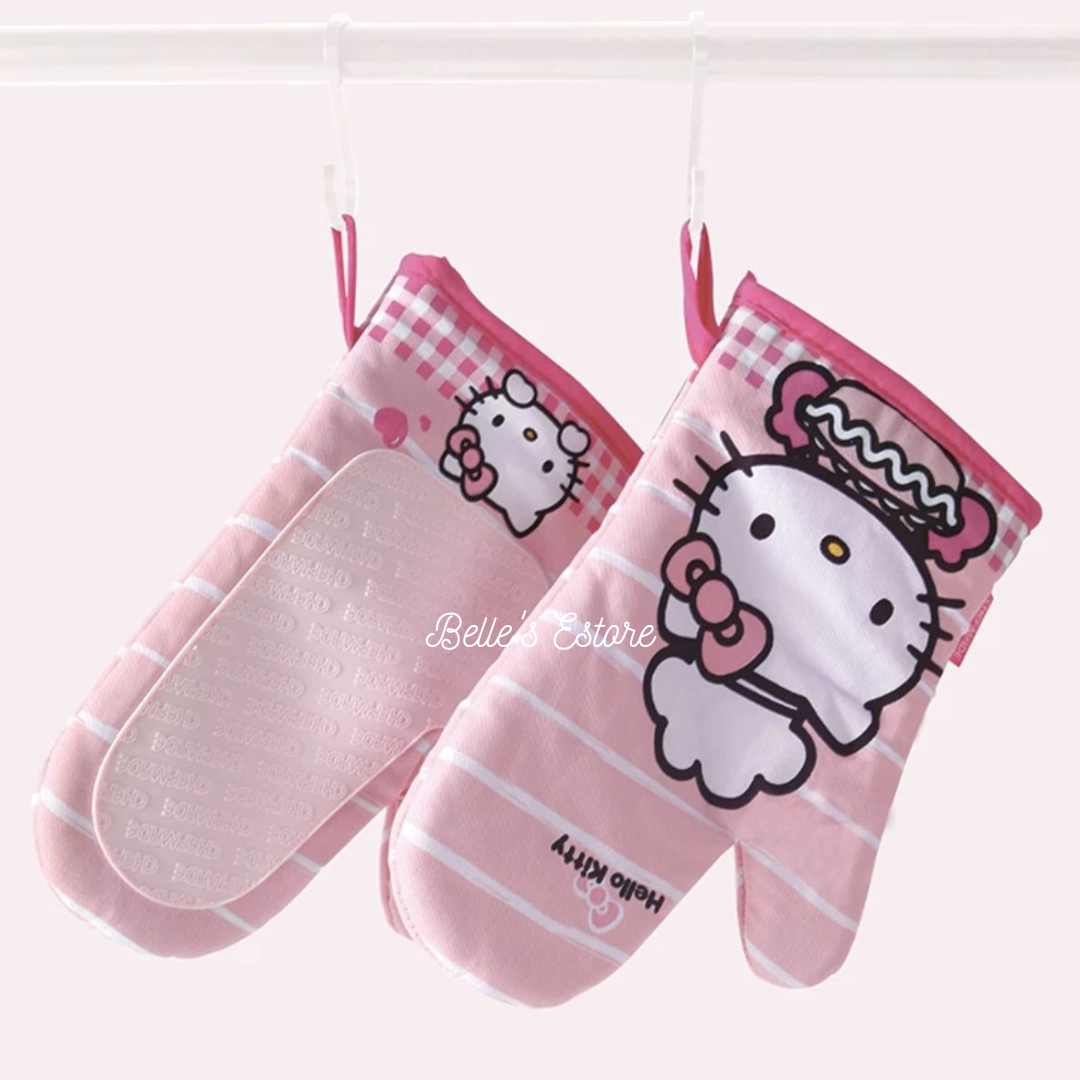 Hello Kitty 2 Pieces Oven Mitt (Pre-Order)