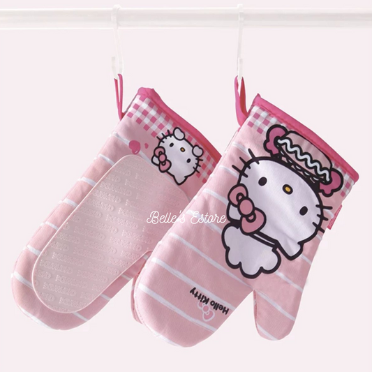 Hello Kitty 2 Pieces Oven Mitt (Pre-Order)