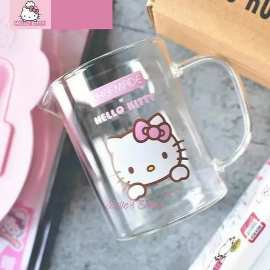 Hello Kitty Glass Measuring Cup 350ml (Pre-Order)